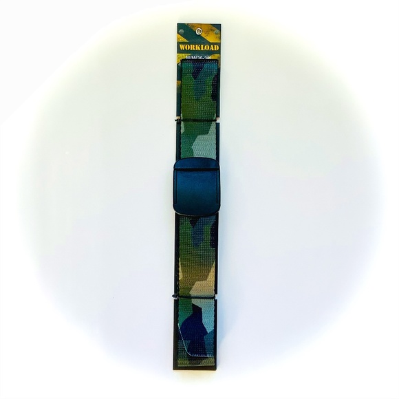 NWT WORKLOAD Camo Clip Buckle Belt - Picture 1 of 5